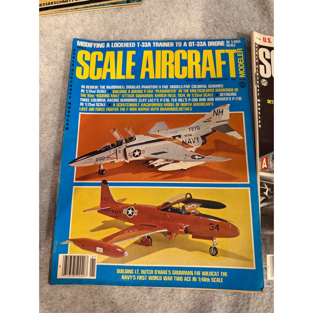 Scale Aircraft Modeler Magazine Lot Vol 7 No 1 & 4 1979
